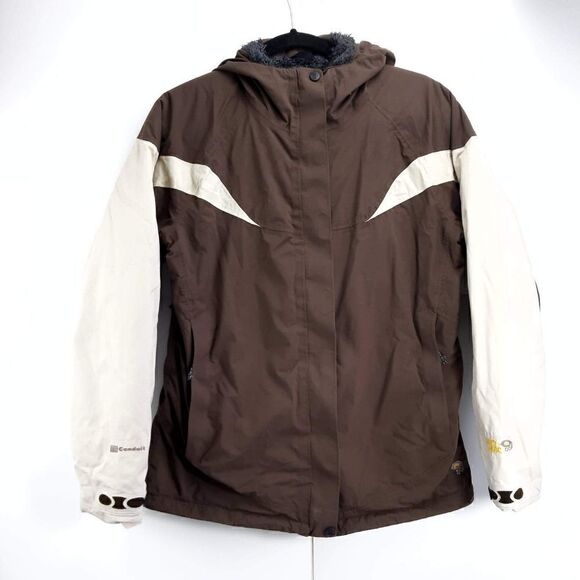 Mountain Hardwear Women's Conduit  Brown Faux Fur Lined Full-zip Hooded jacket M - Picture 1 of 12